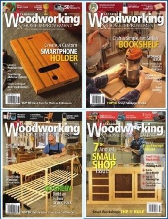 Обложка к Подшивка журнала Canadian Woodworking & Home Improvement за 2017 год