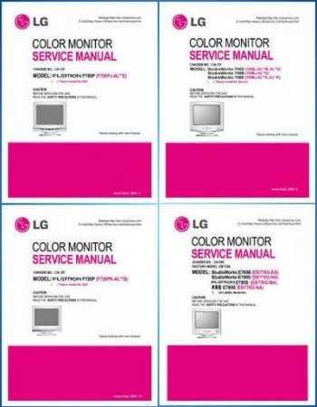 Обложка к Мониторы LG. Схемы и сервис-мануалы