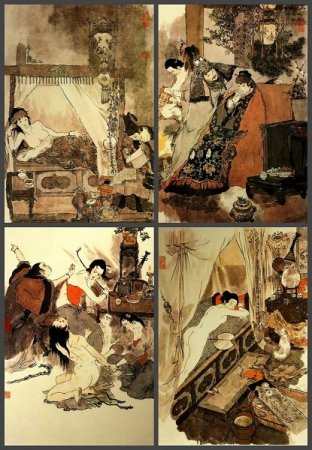 Обложка к Цзинь, Пин, Мэй, или Цветы сливы в золотой вазе. 5 книг